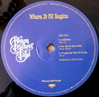 2LP The Allman Brothers Band: Where It All Begins