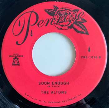 SP The Altons: Tangled Up In You / Soon Enough