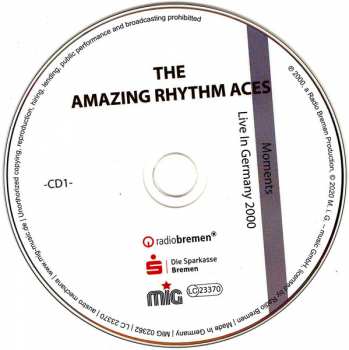 2CD The Amazing Rhythm Aces: Moments - Live In Germany 2000