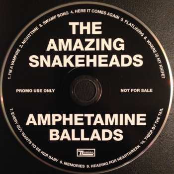CD The Amazing Snakeheads: Amphetamine Ballads