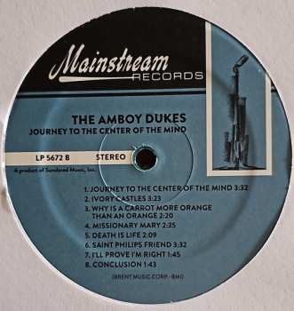 LP The Amboy Dukes: Journey To The Center Of The Mind