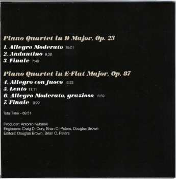 8CD/Set di cofanetti Ames Piano Quartet: Complete Dorian Recordings 1989-2009