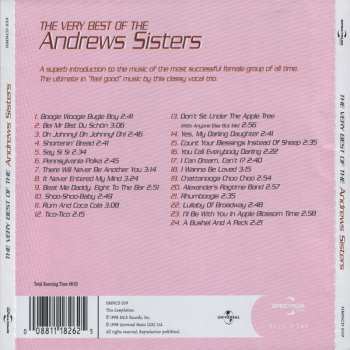 CD The Andrews Sisters: The Very Best Of The