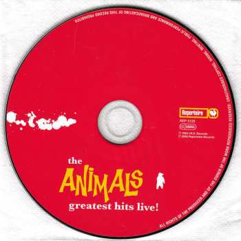 CD The Animals: Greatest Hits Live! DIGI