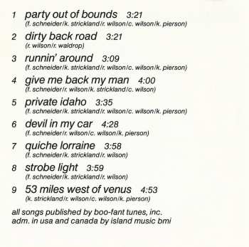 CD The B-52's: Wild Planet