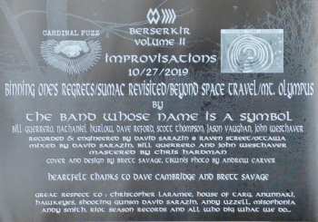 LP The Band Whose Name Is A Symbol: Berserkir Volume II