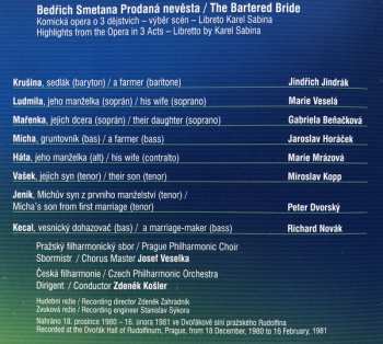CD Bedřich Smetana: The Bartered Bride - Opera - Highlights