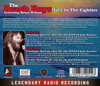 2CD The Beach Boys: Live In The Eighties