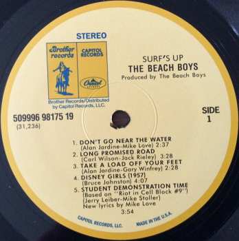 LP The Beach Boys: Surf's Up