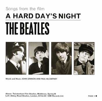 CD The Beatles: A Hard Day's Night DLX | LTD | DIGI