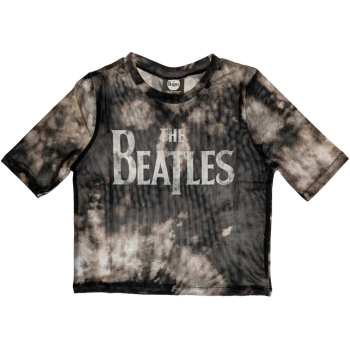 Merch The Beatles: Donne Crop Top Drop T Logo The Beatles