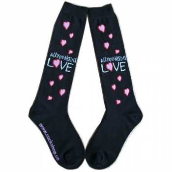 Merch The Beatles: Donne Knee High Socks All You Need Is Love 