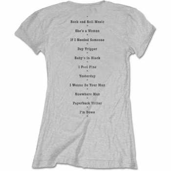 Merce The Beatles: Dámské Tričko Budokan Set List  S