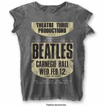 Merce The Beatles: Dámské Tričko Carnegie Hall  XS