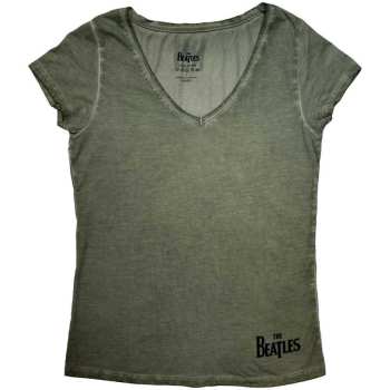 Merce The Beatles: The Beatles Ladies T-shirt: Corner Logo (small) S