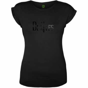 Merch The Beatles: Donne Maglietta Drop T Logo The Beatles 