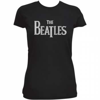 Merch The Beatles: Donne Maglietta Drop T Logo The Beatles 