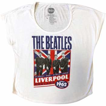 Merch The Beatles: Donne Maglietta Liverpool England 1962