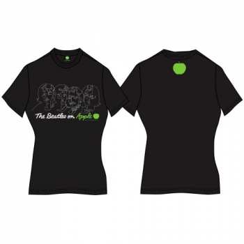 Merch The Beatles: Donne Maglietta On Apple 