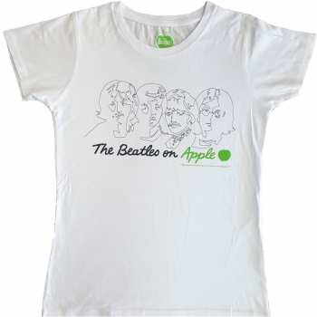 Merce The Beatles: Dámské Tričko On Apple  L