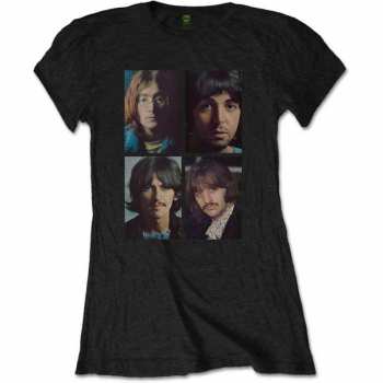 Merch The Beatles: Donne Maglietta White Album Faces 