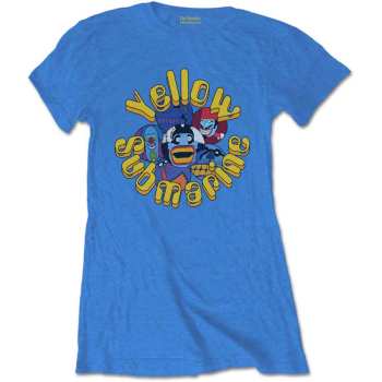 Merch The Beatles: Donne Maglietta Yellow Submarine Baddies