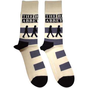 Merce The Beatles: The Beatles Unisex Ankle Socks: Abbey Road Crossing (natural) (uk Size 4 - 7) 36 - 42