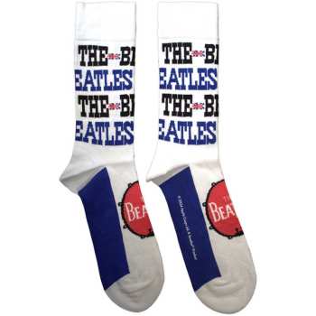 Merce The Beatles: The Beatles  Ankle Socks: Budokan Poster & Drum Logo