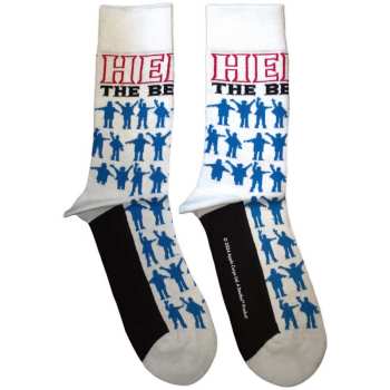 Merch The Beatles: Calzini alla caviglia Help Silhouettes Repeat