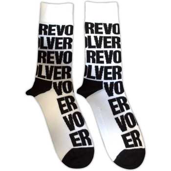 Merch The Beatles: Calzini alla caviglia Revolver Text Repeat