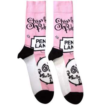 Merch The Beatles: Calzini alla caviglia Strawberry Fields/penny Lane