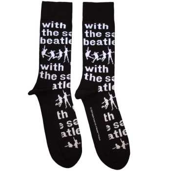Merch The Beatles: Calzini alla caviglia With Silhouettes Repeat