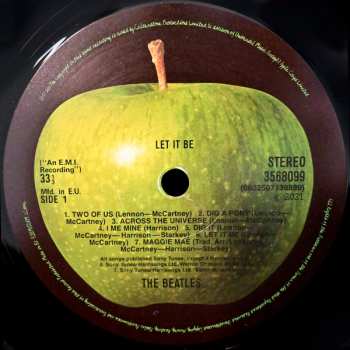 5LP/Set di cofanetti The Beatles: Let It Be DLX