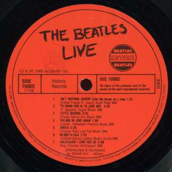 2LP The Beatles: Live At The Star-Club In Hamburg Germany