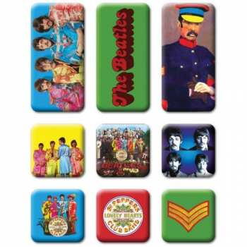 Merch The Beatles: Magnete da frigo Set Sgt Pepper