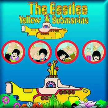 Merch The Beatles: Magnete da frigo Yellow Submarine Portholes
