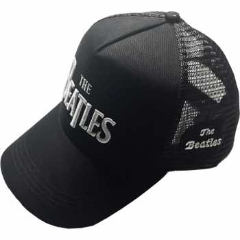 Merce The Beatles: The Beatles Unisex Mesh Back Cap: Drop T Logo & Apple