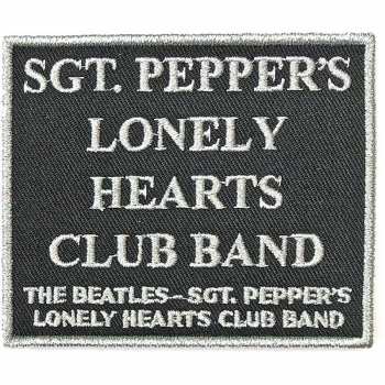Merch The Beatles: Applicazione Sgt Pepper's….black 
