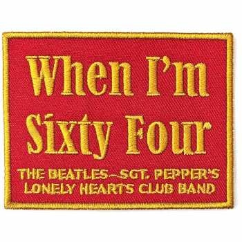 Merch The Beatles: Applicazione When I'm Sixty Four 