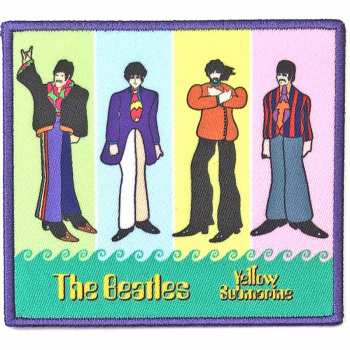 Merch The Beatles: Applicazione Yellow Submarine Band In Stripes 