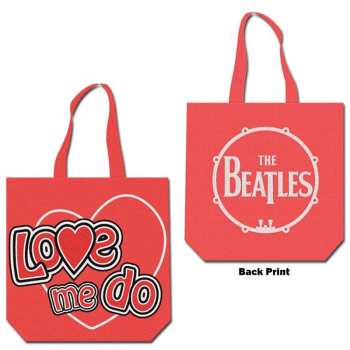 Merce The Beatles: The Beatles Cotton Tote Bag: Love Me Do (multicolour) (back Print)