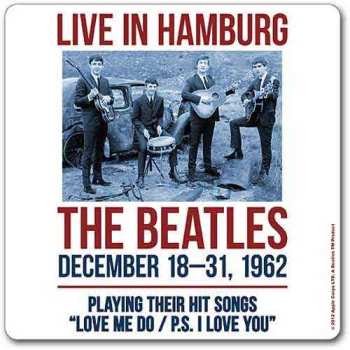 Merce The Beatles: The Beatles Single Cork Coaster: 1962 Hamburg