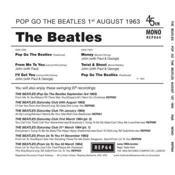 SP The Beatles: Pop Go The Beatles #12 - August 1st 1963