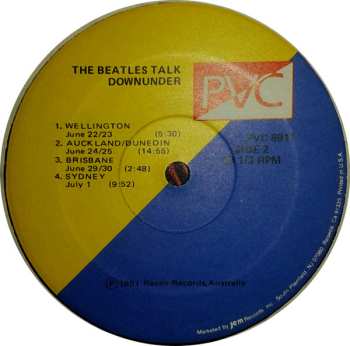 LP The Beatles: Talk Downunder