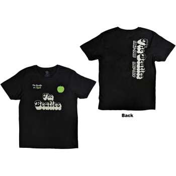 Merce The Beatles: The Beatles Unisex T-shirt: 70s Logo & Years (back Print) (small) S