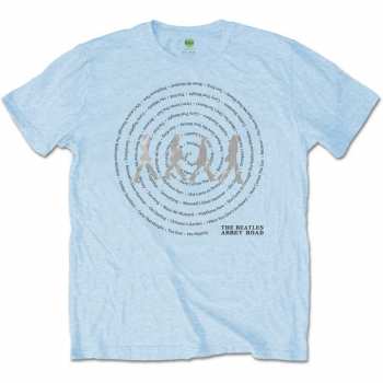 Merch The Beatles: Maglietta Abbey Road Songs Swirl 