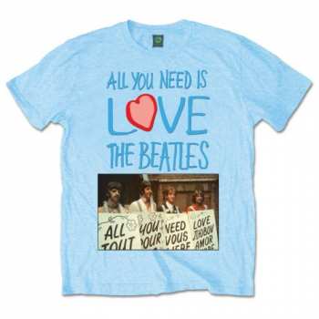 Merch The Beatles: Maglietta All You Need Is Love Play Cards 