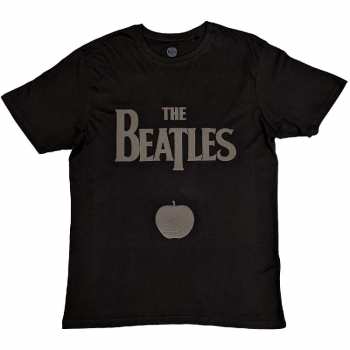 Merce The Beatles: The Beatles Unisex T-shirt: Drop T Logo & Apple (hi-build) (small) S