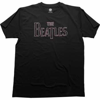 Merce The Beatles: The Beatles Unisex T-shirt: Drop T Logo (embroidered) (small) S
