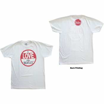 Merce The Beatles: Tričko I Love  S
